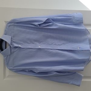 Lorenzo Uomo Non Iron Perfect Fashion Shirt Trim Fit Size 17 34-35